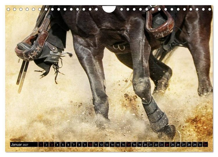 Produktbild: Western-Feeling (Wandkalender 2027 DIN A4 quer), CALVENDO Monatskalender
