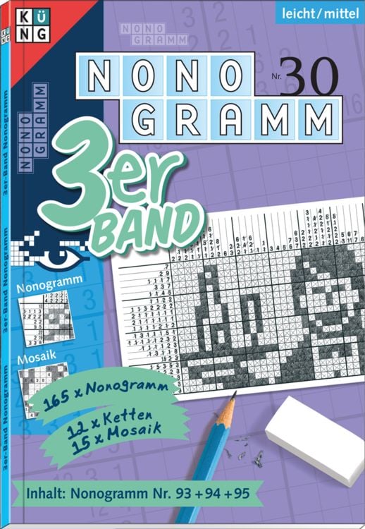 Produktbild: Nonogramm 3er-Band Nr. 30
