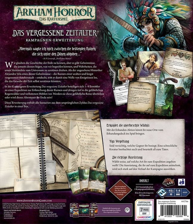 Produktbild: Arkham Horror Das Kartenspiel - Das vergessene