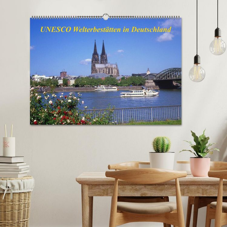 Produktbild: UNESCO Welterbest&auml;tten in Deutschland (Wandkalender 2026 DIN A2 quer), CALVENDO Monatskalender