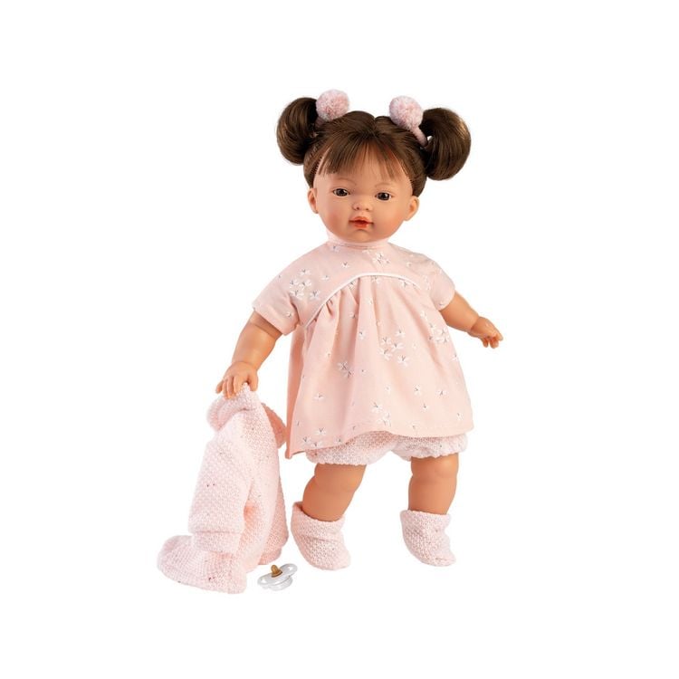 Produktbild: Babypuppe Vera br&uuml;nett rosa 33cm
