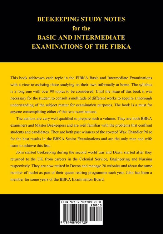 Produktbild: Beekeeping Study Notes for the Basic and Intermediate Examinations of the FIBKA