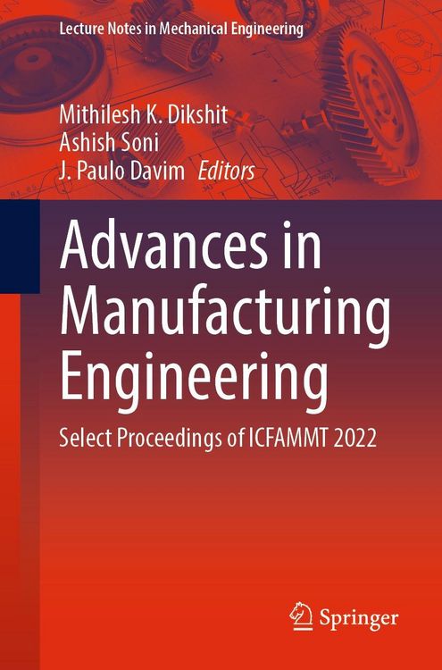 Produktbild: Advances in Manufacturing Engineering