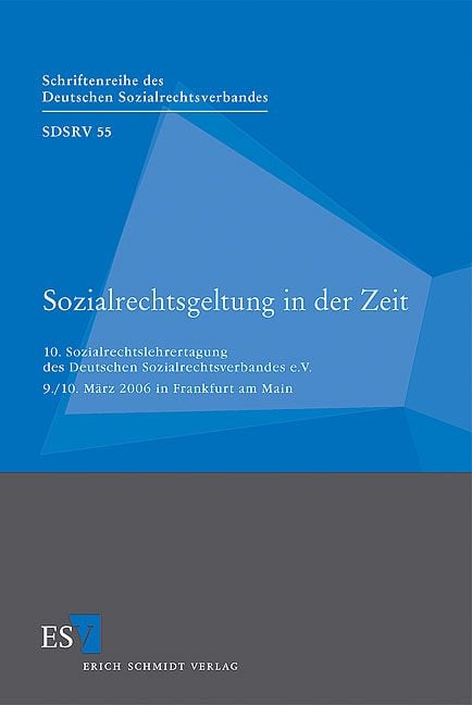 Produktbild: Sozialrechtsgeltung in der Zeit