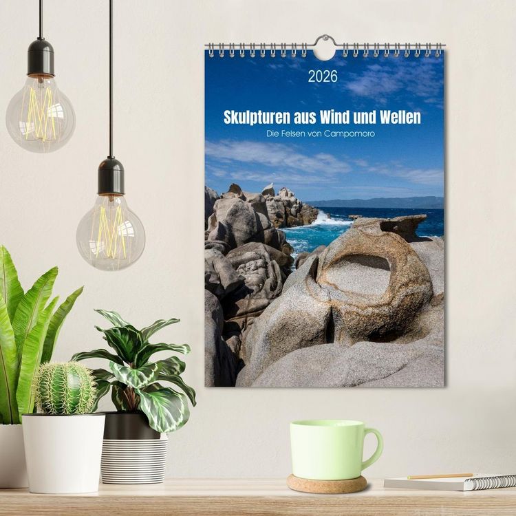 Produktbild: Skulpturen aus Wind und Wellen (Wandkalender 2026 DIN A4 hoch), CALVENDO Monatskalender