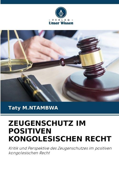 Produktbild: Zeugenschutz im Positiven Kongolesischen Recht