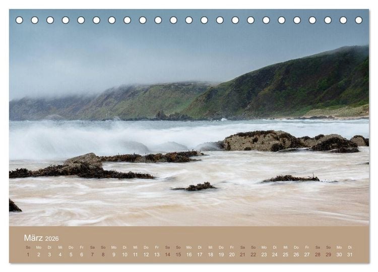 Produktbild: Berg, Land und Meer - Eine Reise durch die Landschaften (Tischkalender 2026 DIN A5 quer), CALVENDO Monatskalender