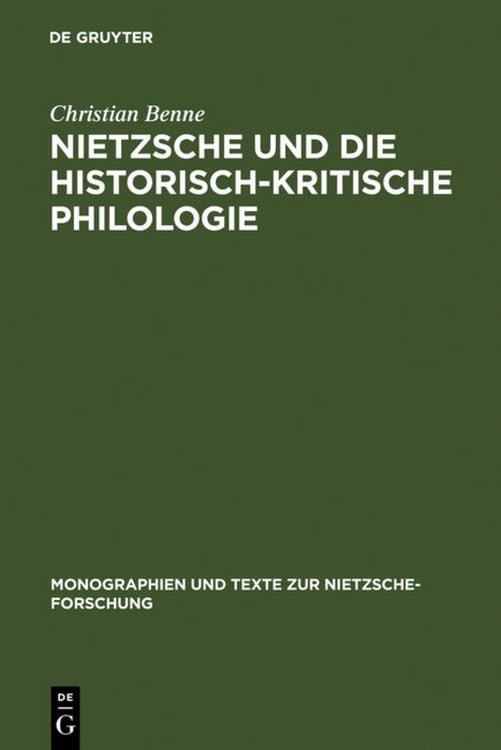 Produktbild: Nietzsche und die historisch-kritische Philologie
