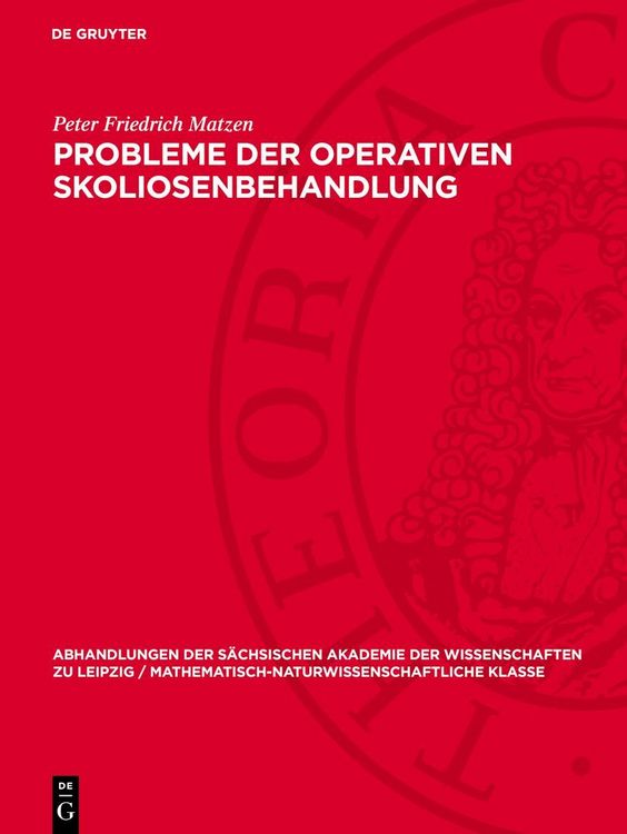 Produktbild: Probleme der operativen Skoliosenbehandlung