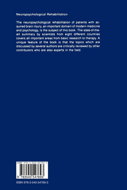 Produktbild: Neuropsychological Rehabilitation