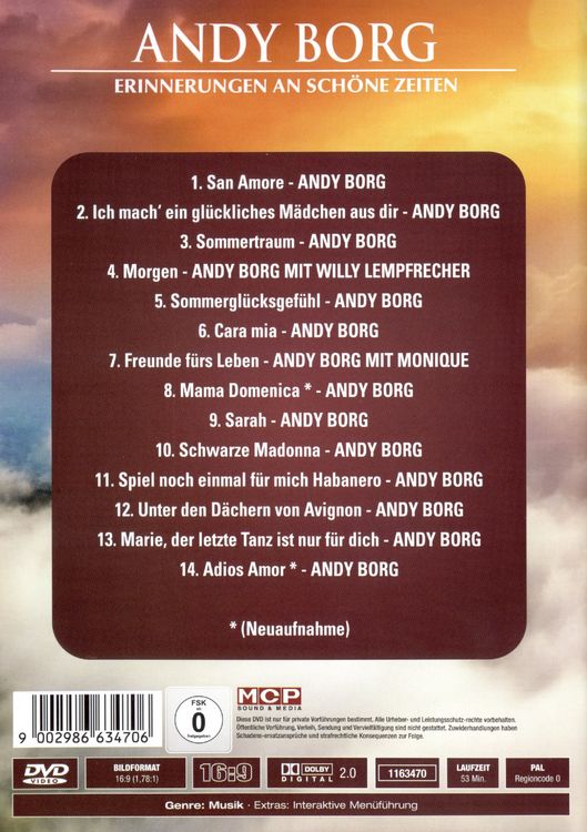 Produktbild: Andy Borg - Erinnerungen an sch&ouml;ne Zeiten