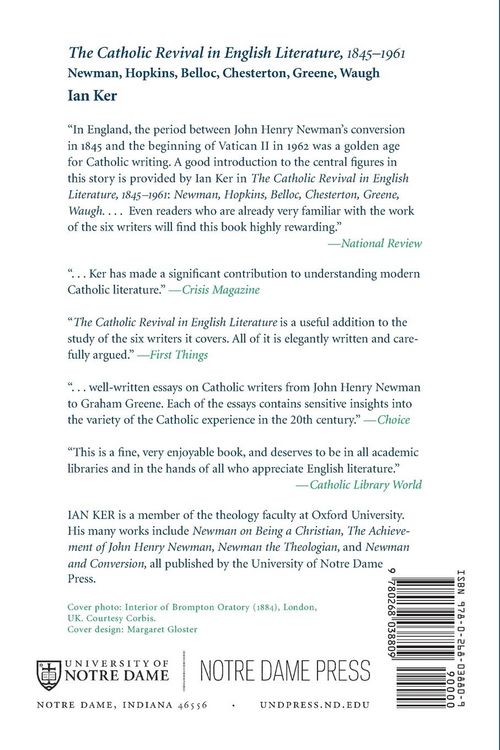 Produktbild: The Catholic Revival in English Literature, 1845-1961