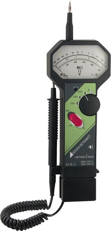 Produktbild: Gossen Metrawatt Metriso 5024 Isolationsmessger&auml;t 100 V, 250 V, 500V 400 MΩ