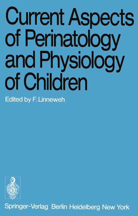 Produktbild: Current Aspects of Perinatology and Physiology of Children
