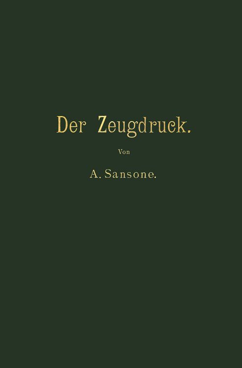 Produktbild: Der Zeugdruck