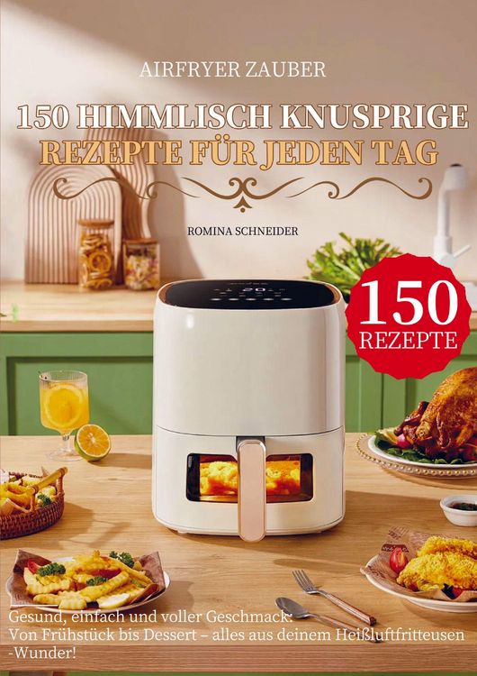 Produktbild: Airfryer Zauber - 150 himmlisch knusprige Rezepte f&uuml;r jeden Tag