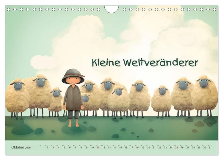 Produktbild: Friedensboten - Stimmen der Hoffnung (Wandkalender 2026 DIN A4 quer), CALVENDO Monatskalender