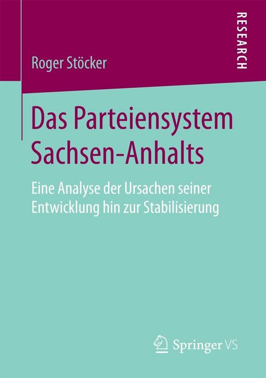 Produktbild: Das Parteiensystem Sachsen-Anhalts