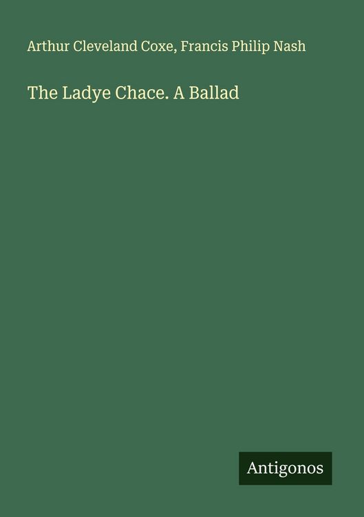 Produktbild: The Ladye Chace. A Ballad