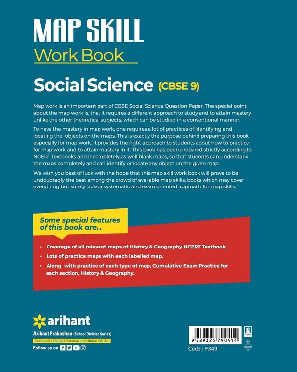 Produktbild: Map Skill Work Book CBSE 9th