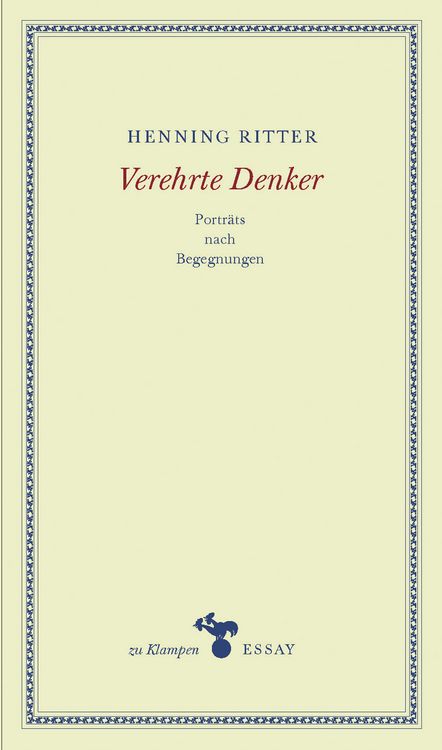 Produktbild: Verehrte Denker