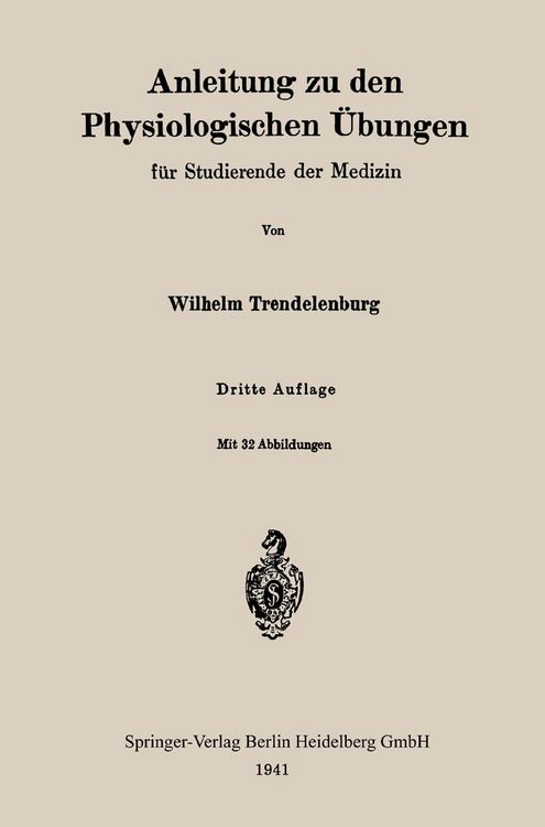 Produktbild: Anleitung zu den Physiologischen &Uuml;bungen f&uuml;r Studierende der Medizin