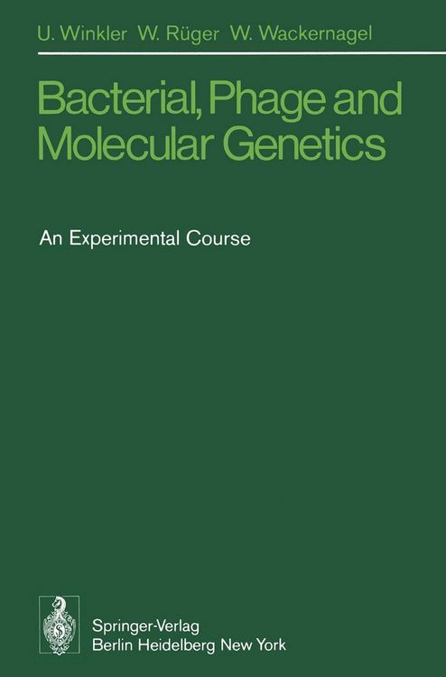 Produktbild: Bacterial, Phage and Molecular Genetics