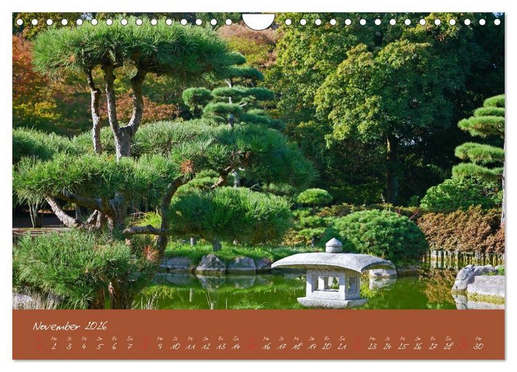 Produktbild: D&uuml;sseldorfer Nordpark (Wandkalender 2026 DIN A4 quer), CALVENDO Monatskalender