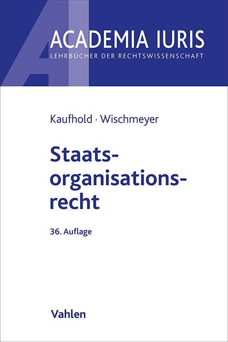 Produktbild: Staatsorganisationsrecht