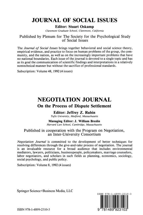 Produktbild: Methodological Issues in Applied Social Psychology
