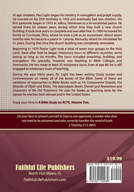 Produktbild: A Bible Study on Acts, Volume Two