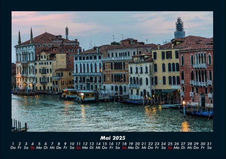 Produktbild: Venedig 2025 Fotokalender DIN A4