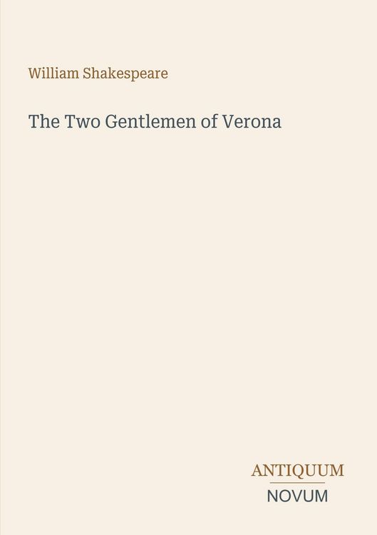 Produktbild: The Two Gentlemen of Verona