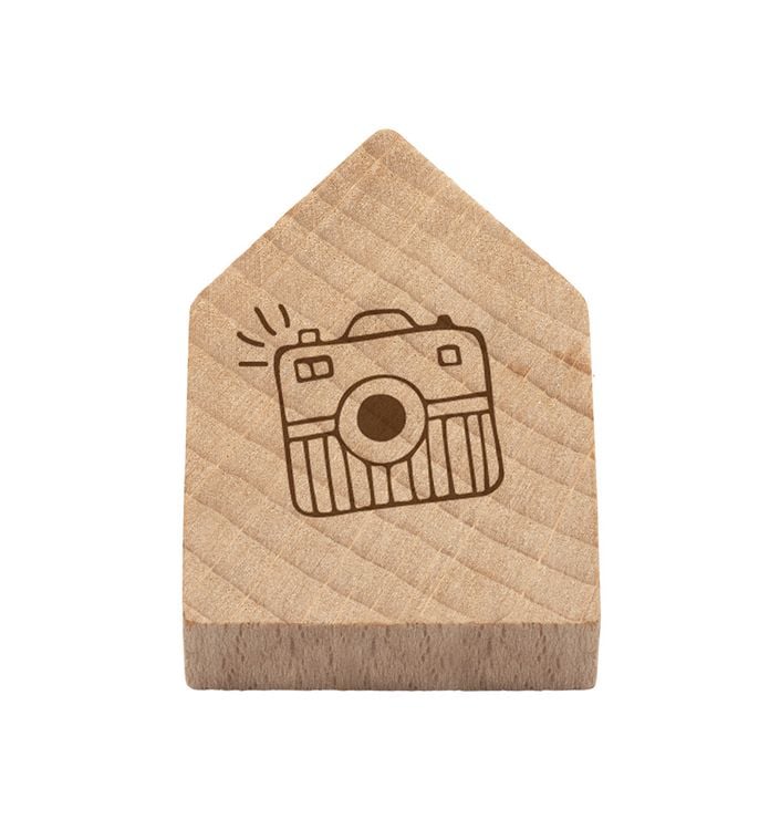Produktbild: Magnetisches Holzhaus Kamera
