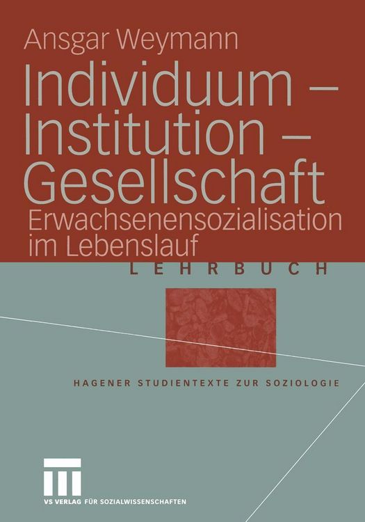 Produktbild: Individuum - Institution - Gesellschaft