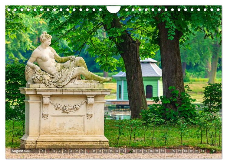 Produktbild: Barockgarten Zabeltitz (Wandkalender 2026 DIN A4 quer), CALVENDO Monatskalender