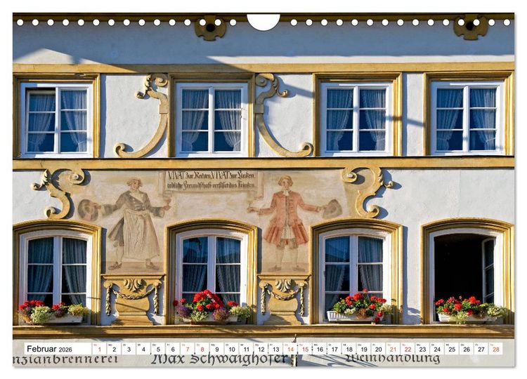 Produktbild: Oberbayerische L&uuml;ftlmalerei (Wandkalender 2026 DIN A4 quer), CALVENDO Monatskalender