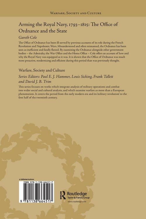 Produktbild: Arming the Royal Navy, 1793-1815