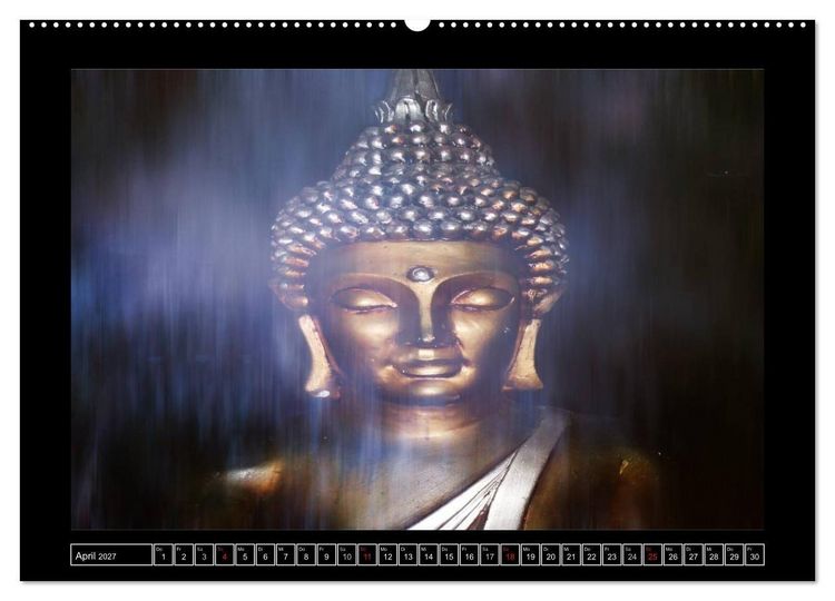 Produktbild: Buddha - Harmonie und Entspannung (Wandkalender 2027 DIN A2 quer), CALVENDO Monatskalender