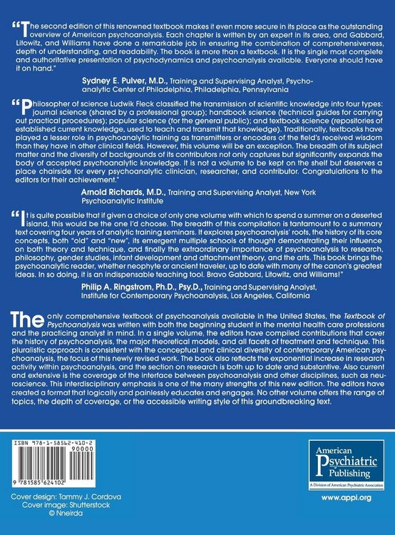 Produktbild: Textbook of Psychoanalysis