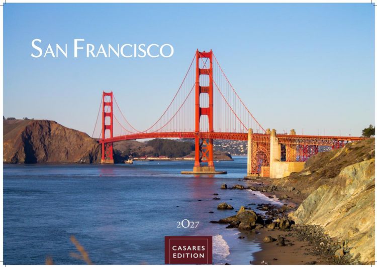 Produktbild: San Francisco Kalender 2027 &ndash; Wandkalender | Fotokalender Nordamerika 35x50cm &ndash; Faszinierende Bilder aus der Stadt der H&uuml;gel, perfekt als Deko & Geschenkidee