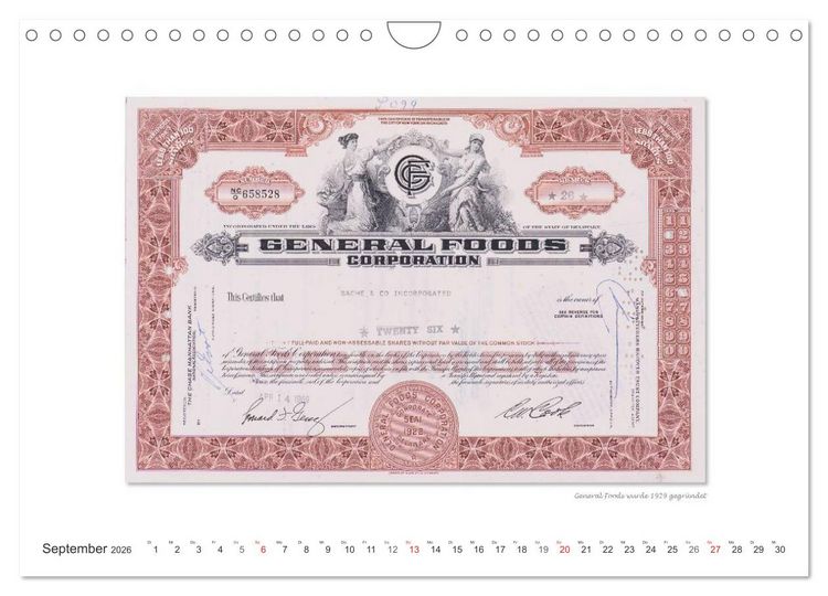 Produktbild: Aktien & Wertpapiere (Wandkalender 2026 DIN A4 quer), CALVENDO Monatskalender