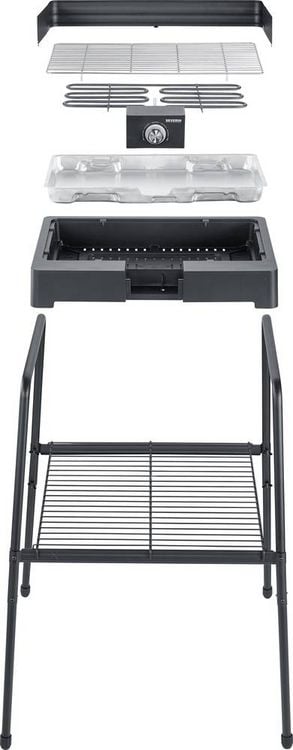Produktbild: Severin PG 8566 Elektro Tischgrill Kontrollleuchte Schwarz