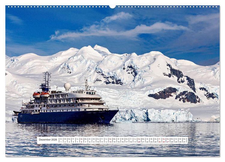 Produktbild: Expedition Antarktis (hochwertiger Premium Wandkalender 2026 DIN A2 quer), Kunstdruck in Hochglanz