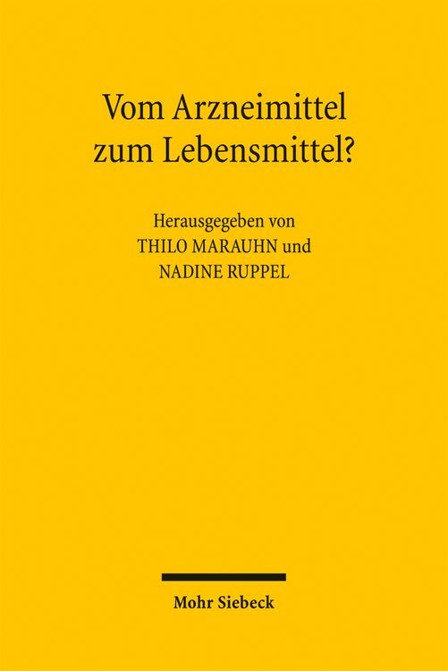 Produktbild: Vom Arzneimittel zum Lebensmittel?