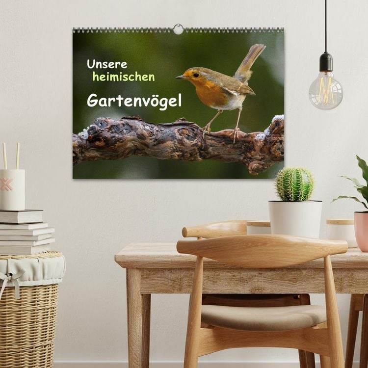 Produktbild: Unsere heimischen Gartenv&ouml;gel (Wandkalender 2026 DIN A3 quer), CALVENDO Monatskalender