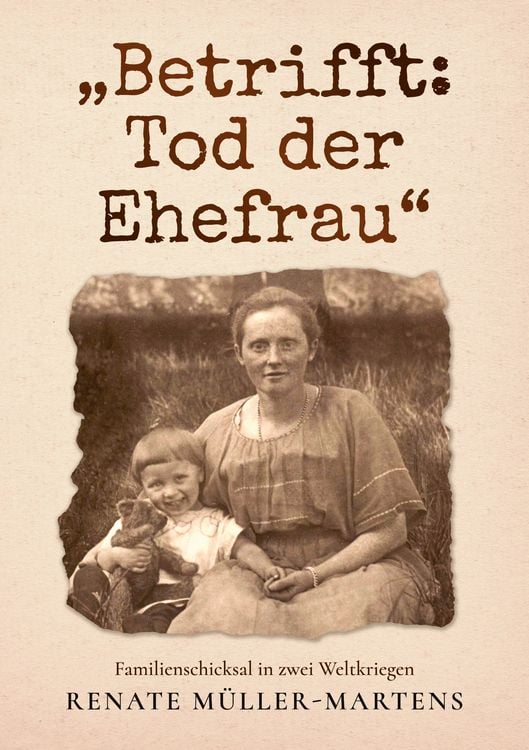 Produktbild: Betrifft: Tod der Ehefrau