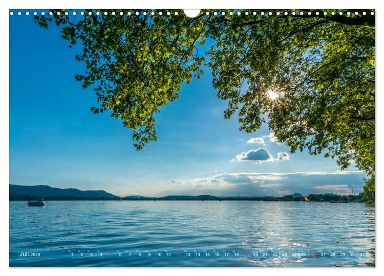 Produktbild: Farbenfroh Bodensee (Wandkalender 2026 DIN A3 quer), CALVENDO Monatskalender