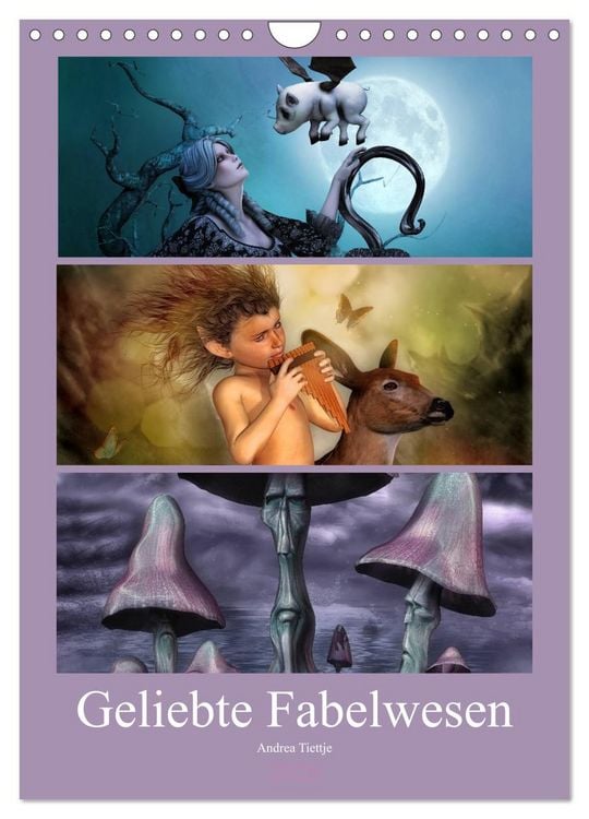 Produktbild: Geliebte Fabelwesen (Wandkalender 2026 DIN A4 hoch), CALVENDO Monatskalender