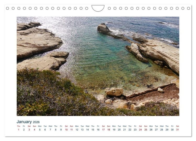 Produktbild: Cyprus (Wall Calendar 2026 DIN A4 landscape), CALVENDO 12 Month Wall Calendar